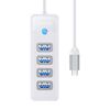 ORICO Hub USB para 4xTipo - C 3.0 Branco - 0.15m