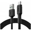 GREEN CELL PowerStream Cabo USB USB-A Lightning para iPhone / iPad / iPod KABGC21 120cm
