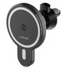 LDNIO Suporte de Carro para Celular com Carregador Indutivo e Anel de Metal 15w MA20 - Preto
