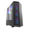 DARKFLASH Cabines de Computador Melody - Preto