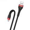 FONENG Cabo USB a USB-C 3A X82 1m - Preto