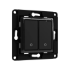 SHELLY Interruptor de Parede de 2 Botões Wall Switch 2 Black (Preto)