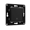 SHELLY Interruptor de Parede de 1 Botão Wall Switch 1 Black (Preto)