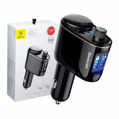 BASEUS Leitor de MP3 Bluetooth para Carro S-06 CCHC000001- Preto