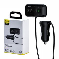 BASEUS Leitor de Bluetooth para Carro T Shaped S-16 - Preto