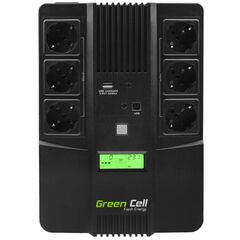 GREEN CELL Fonte de Alimentação Ininterrupta UPS AiO 800VA 480W