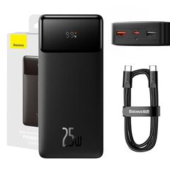 BASEUS Powerbank Bipow 2x USB / USB-C 25W 20000mAh - Preto