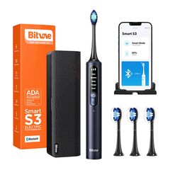 BITVAE Escova de Dente Sônica S3 - Preto
