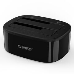 ORICO Acoplamento com Função de Clone Dual Bay USB3.0 HDD 6228US3-C-EU-BK-BP