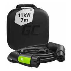 GREENCELL Cabo de Carregamento para Carros Elétricos e Híbridos Tesla Model 3 / S / X / Y / BMW i3 / iX / VW ID.4 / Kia EV6 / Enyaq iV / e-Niro / IONIQ 5 / 500e EV12 11kW 16A 7m