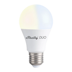 SHELLY Smart LED Lâmpada WiFi Duo E27