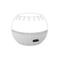 SHELLY Base com Alimentação USB para SHELLY H&T - Branco
