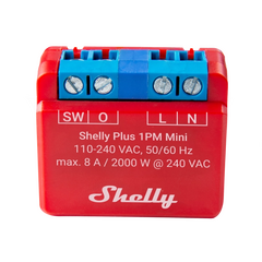 SHELLY Mini Módulo Interruptor para Automação WiFi Mini Plus 1PM