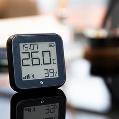 SHELLY Monitorizador Ambiental de Temperatura e Humidade com WiFi - Preto