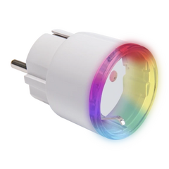 SHELLY Tomada Smart WiFi e LED Multicor - Branco