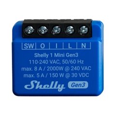 SHELLY Mini Módulo Interruptor para Automação WiFi Mini Gen3