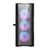 DARKFLASH Cabines de Computador Glass DK431 + fãs x4 - Preto