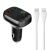 LDNIO Transmissor Bluetooth FM 2USB / USB-C / Lightning cable C704Q LDNIO Transmissor Bluetooth FM 2USB / USB-C / Lightning cable C704Q