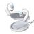 QCY Earphones TWS Crossky GTR T15 Branco QCY Earphones TWS Crossky GTR T15 Branco