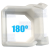 SHELLY Suporte de Calha DIN 180º para SHELLY Plus e Z-Wave - Branco SHELLY Suporte de Calha DIN 180º para SHELLY Plus e Z-Wave - Branco