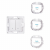 SHELLY Interruptor de Parede de 2 Botões Wall Switch 2 White (Branco) SHELLY Interruptor de Parede de 2 Botões Wall Switch 2 White (Branco)