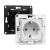 SHELLY Tomada Schuko Wall Socket EU - Branco SHELLY Tomada Schuko Wall Socket EU - Branco