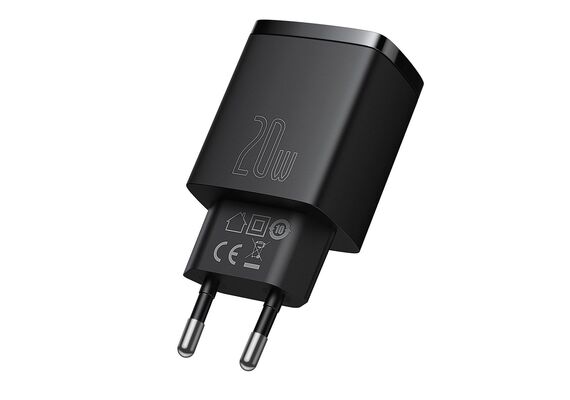 BASEUS Transformador USB 20W Preto