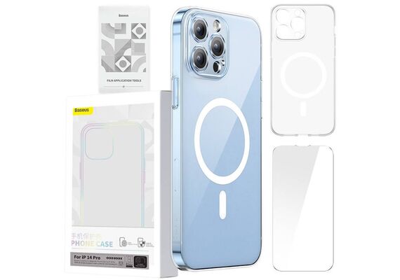 BASEUS Capa para iPhone 14 Pro Max Transparente ARSJ001202 BASEUS Capa para iPhone 14 Pro Max Transparente ARSJ001202