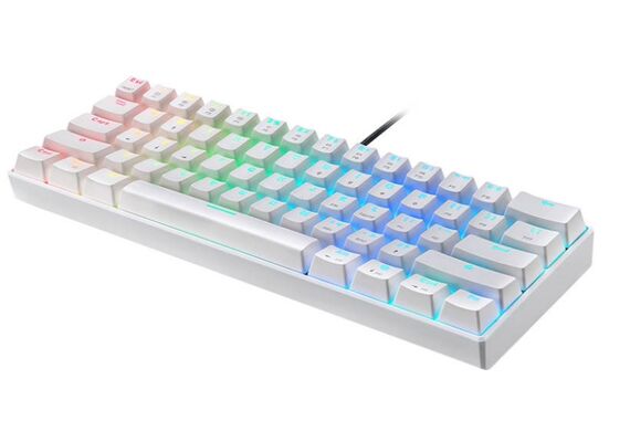 MOTOSPEED Teclados Mecânico RGB CK61 - Branco