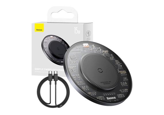 BASEUS Sem-fio Qi Carregador Indutivo USB-C a USB-C 15W