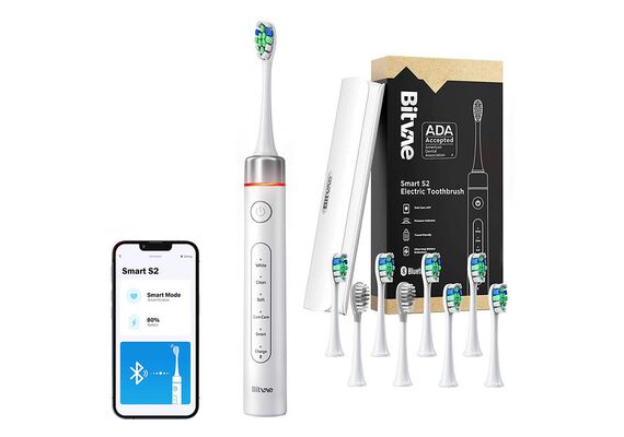 BITVAE Escova de Dente Sônica S2 - Branco BITVAE Escova de Dente Sônica S2 - Branco