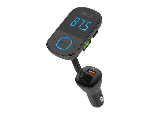 LDNIO Transmissor Bluetooth FM 2USB / USB-C / Lightning cable C705Q
