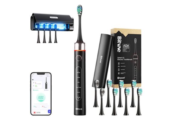 BITVAE Escova de Dente Sônica S2+HD2 - Preto BITVAE Escova de Dente Sônica S2+HD2 - Preto