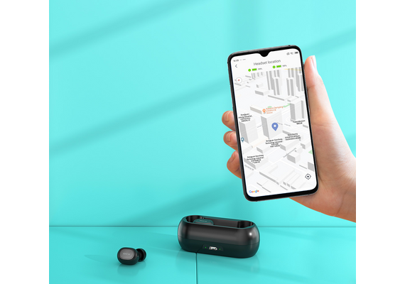 QCY Earphones sem fio TWS T1C - Preto