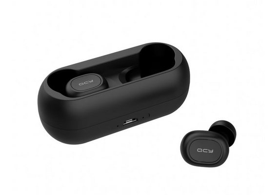 QCY Earphones sem fio TWS T1C - Preto