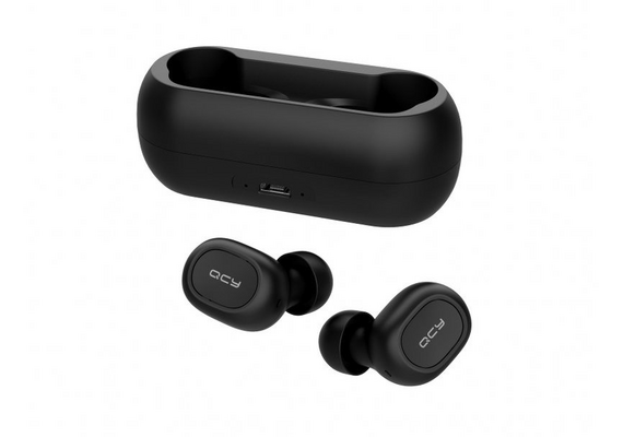 QCY Earphones sem fio TWS T1C - Preto