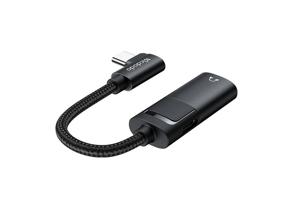 MCDODO Adaptador USB-C Macho/Fêmea para mini jack 3.5 mm CA-1880 MCDODO Adaptador USB-C Macho/Fêmea para mini jack 3.5 mm CA-1880